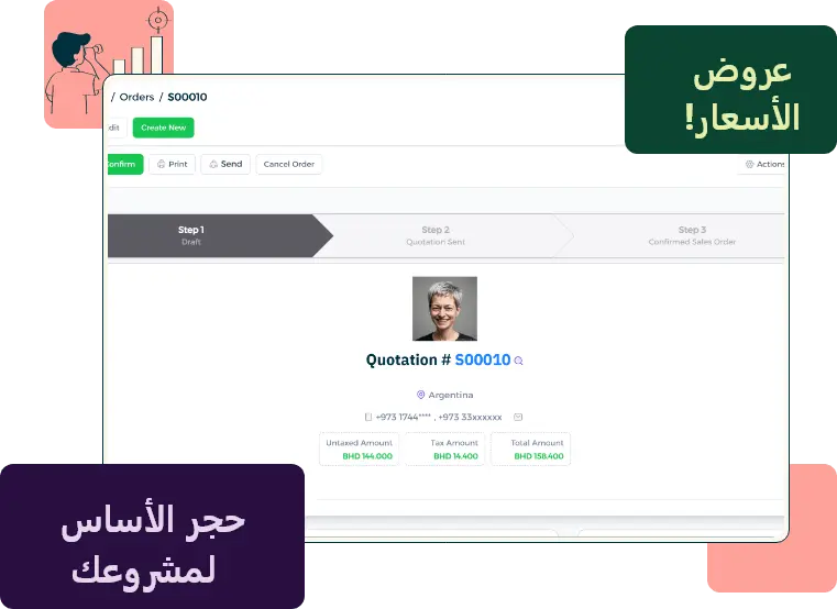 وحدة المبيعات في نظام انفنت الطبي