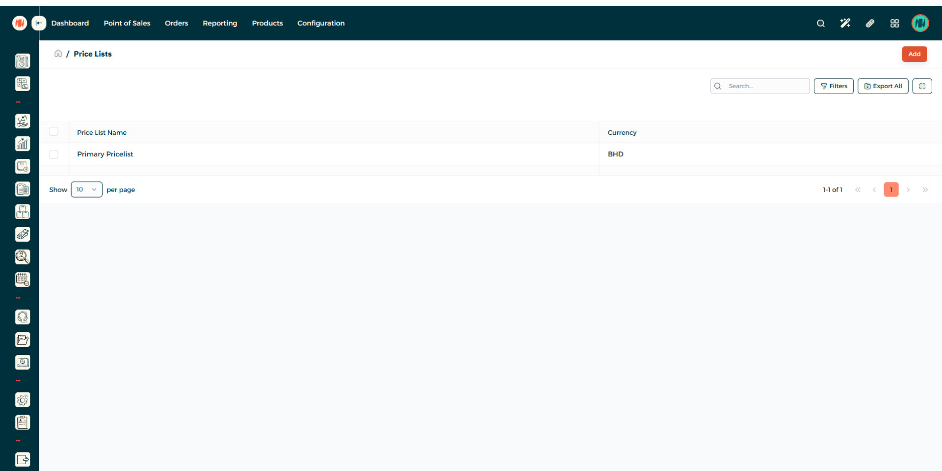 Step 4 - New POS Session