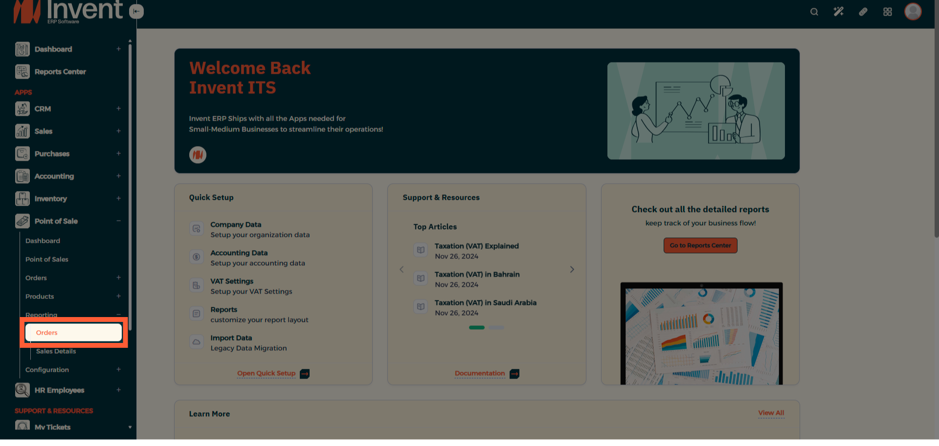 Step 1 - POS Reports